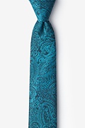 Siple Teal Skinny Tie Photo (0)