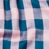 Teal Viscose Picnic Check Scarf