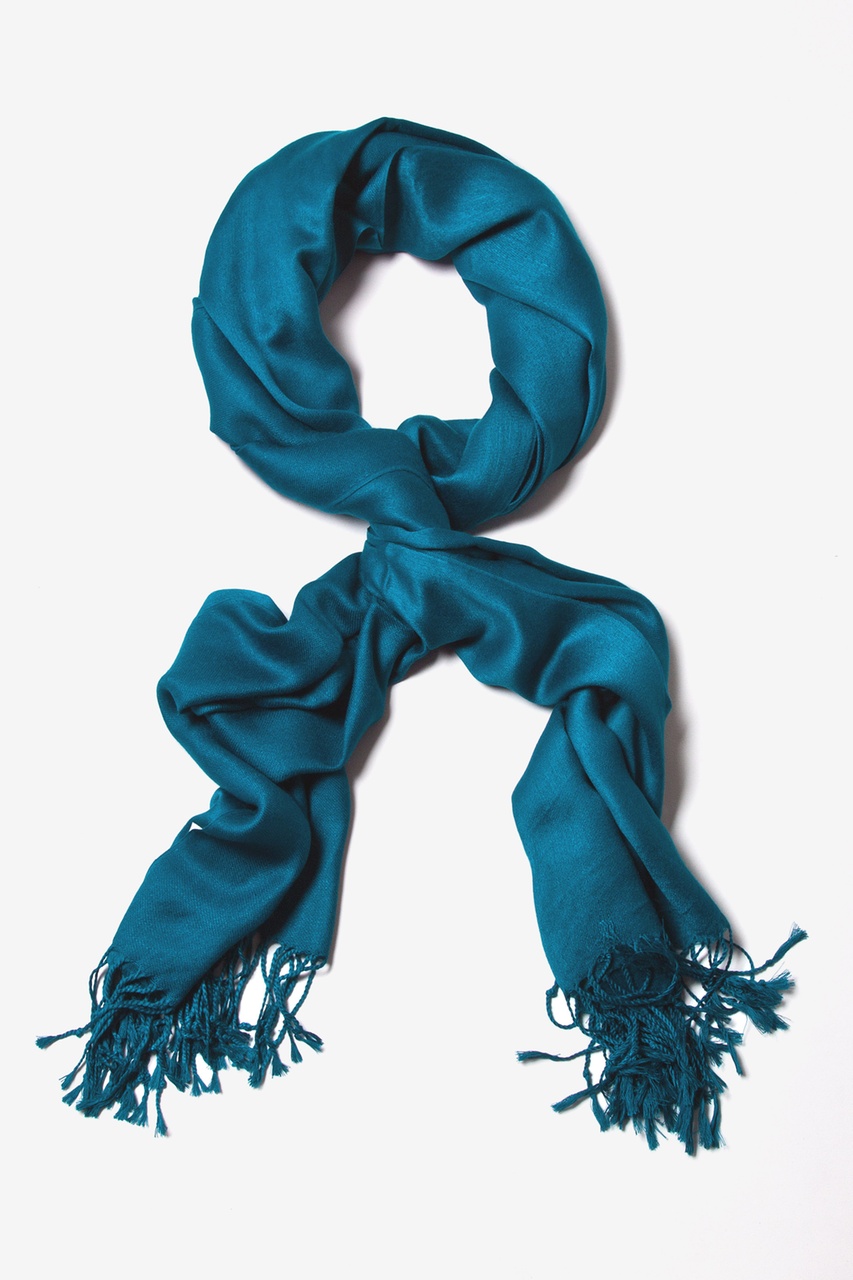 Teal Pashmina Scarf Pashmina Scarves