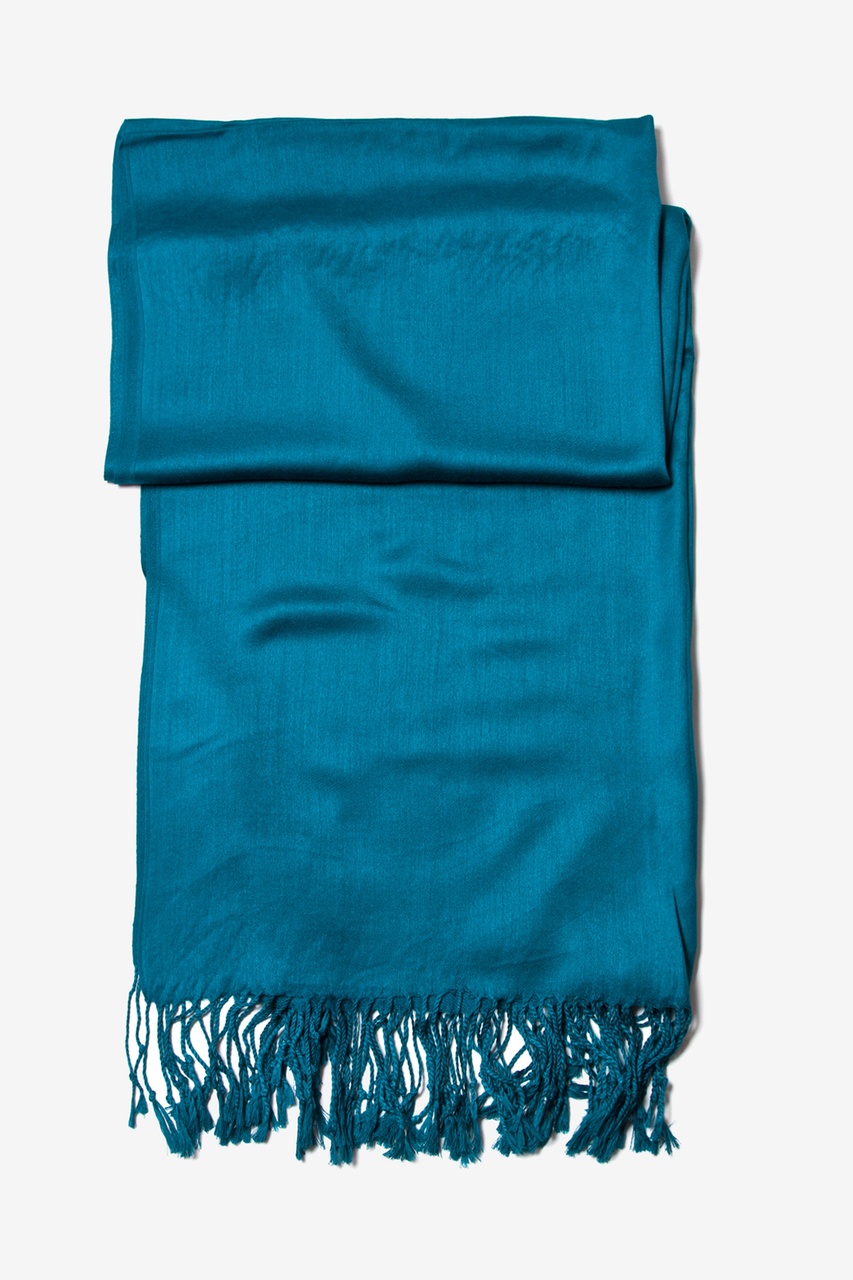 Teal Pashmina Scarf Pashmina Scarves