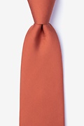 Terra Cotta Extra Long Tie Photo (0)