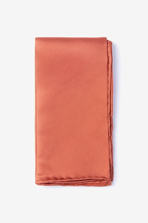 Terra Cotta Pocket Square