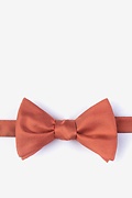 Terra Cotta Self-Tie Bow Tie Photo (0)