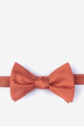 Terra Cotta Self-Tie Bow Tie