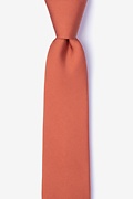 Terra Cotta Skinny Tie Photo (0)