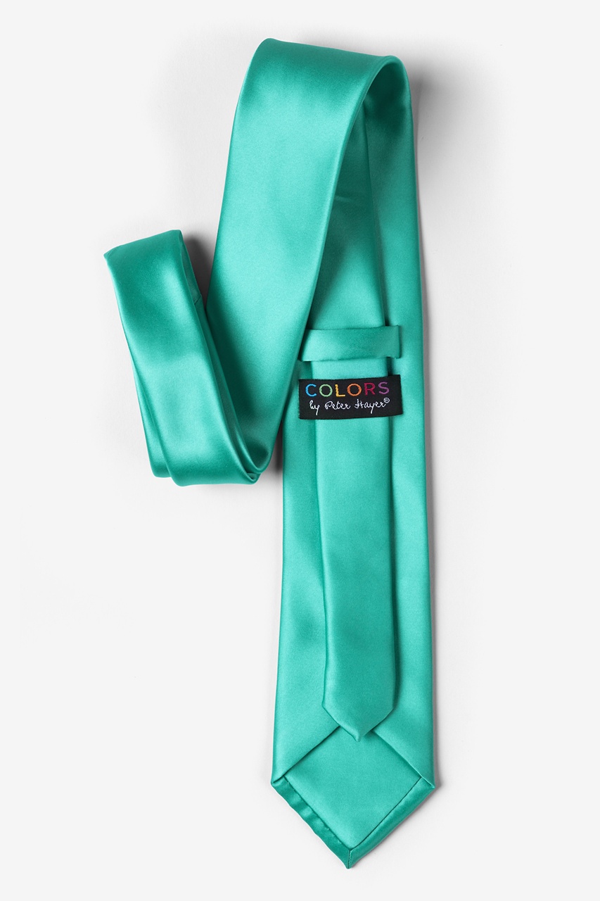Tropical Turquoise Extra Long Tie Photo (2)