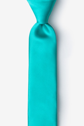 Tropical Turquoise Skinny Tie