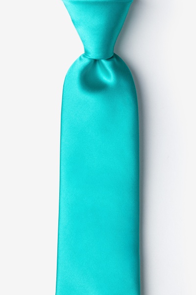 Tropical Turquoise Microfiber Tropical Turquoise Tie