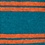 Turquoise Carded Cotton Culver Stripe Sock