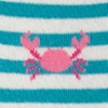 Turquoise Carded Cotton Don't Be Shellfish