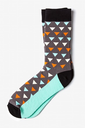 Newport Turquoise Medium-Large Sock