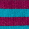 Turquoise Carded Cotton Stanton Stripe