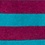 Turquoise Carded Cotton Stanton Stripe Sock