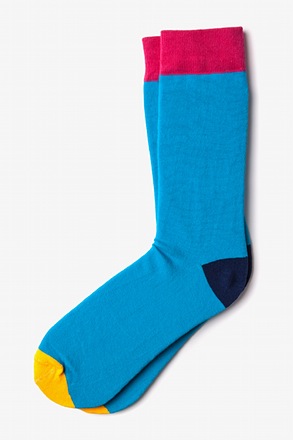 Turquoise Tustin Sock