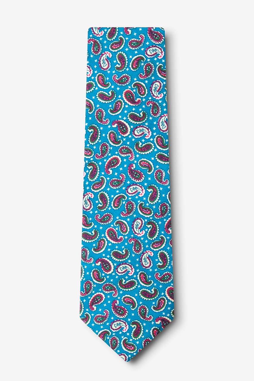 Cedar Hill Turquoise Extra Long Tie Photo (1)