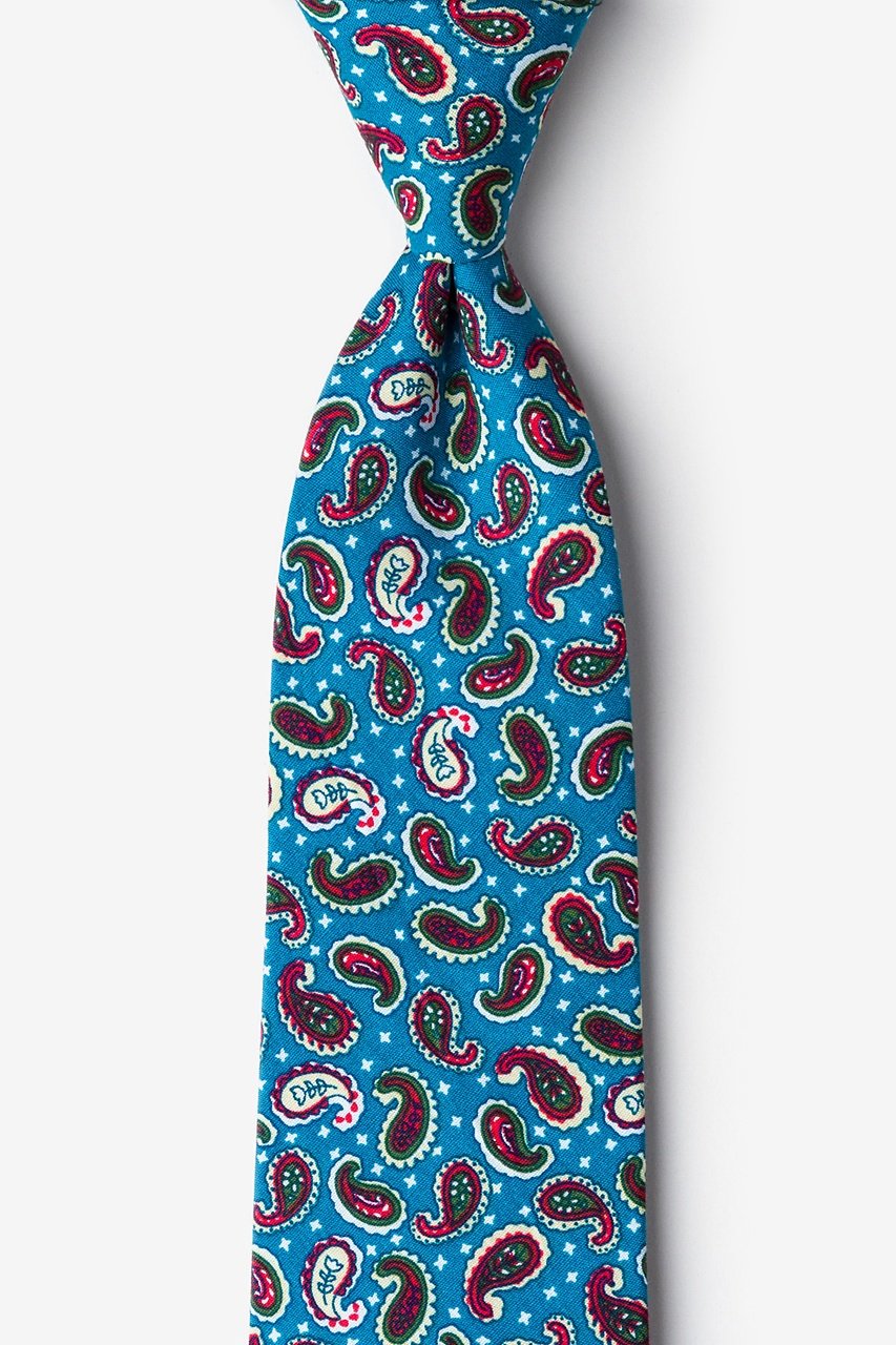 Cedar Hill Turquoise Extra Long Tie Photo (0)