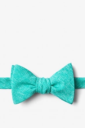 _Denver Turquoise Self-Tie Bow Tie_