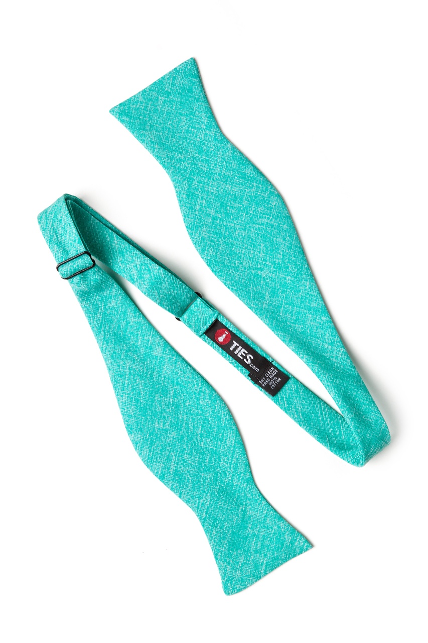 Denver Turquoise Self-Tie Bow Tie Photo (1)