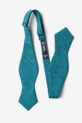 Galveston Turquoise Diamond Tip Bow Tie Photo (1)