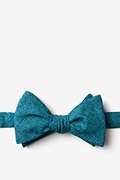 Galveston Turquoise Self-Tie Bow Tie Photo (0)