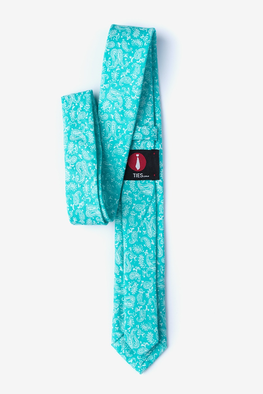 Guryon Turquoise Skinny Tie Photo (1)