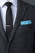 Jamaica Turquoise Pocket Square Photo (1)