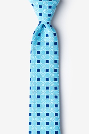 Jamaica Turquoise Skinny Tie