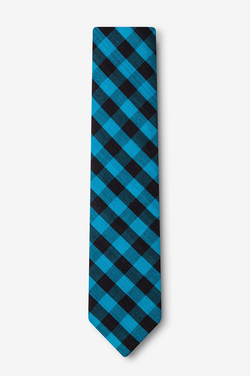 Pasco Turquoise Skinny Tie Photo (1)