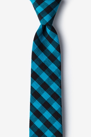 _Pasco Turquoise Skinny Tie_