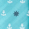 Turquoise Microfiber Anchors & Ships Wheels