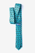 Toucans Turquoise Skinny Tie Photo (1)