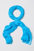 Turquoise Marilyn Sparkle Scarf Photo (1)