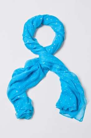 _Turquoise Marilyn Sparkle Scarf_