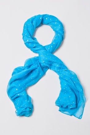 _Marilyn Sparkle Turquoise Scarf_