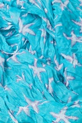 Turquoise Starfish Scarf Photo (0)