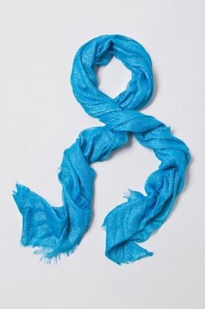 _Turquoise Twinkle Scarf_