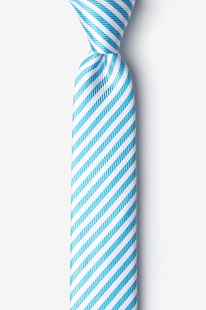Bear Island Turquoise Skinny Tie