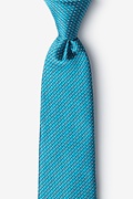 Buton Turquoise Extra Long Tie Photo (0)