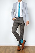 Buton Turquoise Skinny Tie Photo (2)