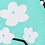 Turquoise Silk Cherry Blossoms Tie