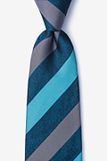 Dee Turquoise Extra Long Tie Photo (0)