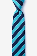 Fane Turquoise Skinny Tie Photo (0)