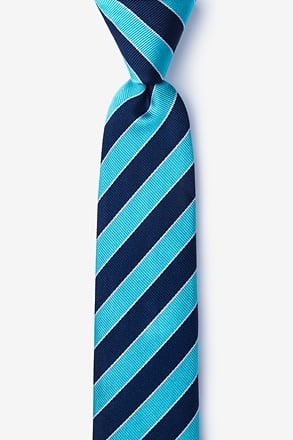 Fane Turquoise Skinny Tie