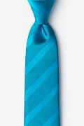 Granham Turquoise Extra Long Tie Photo (0)