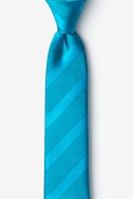 Granham Turquoise Skinny Tie Photo (0)