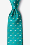Hold Your Horses Turquoise Tie Photo (0)