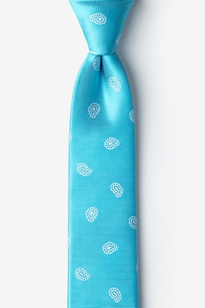 _Margarita Turquoise Skinny Tie_