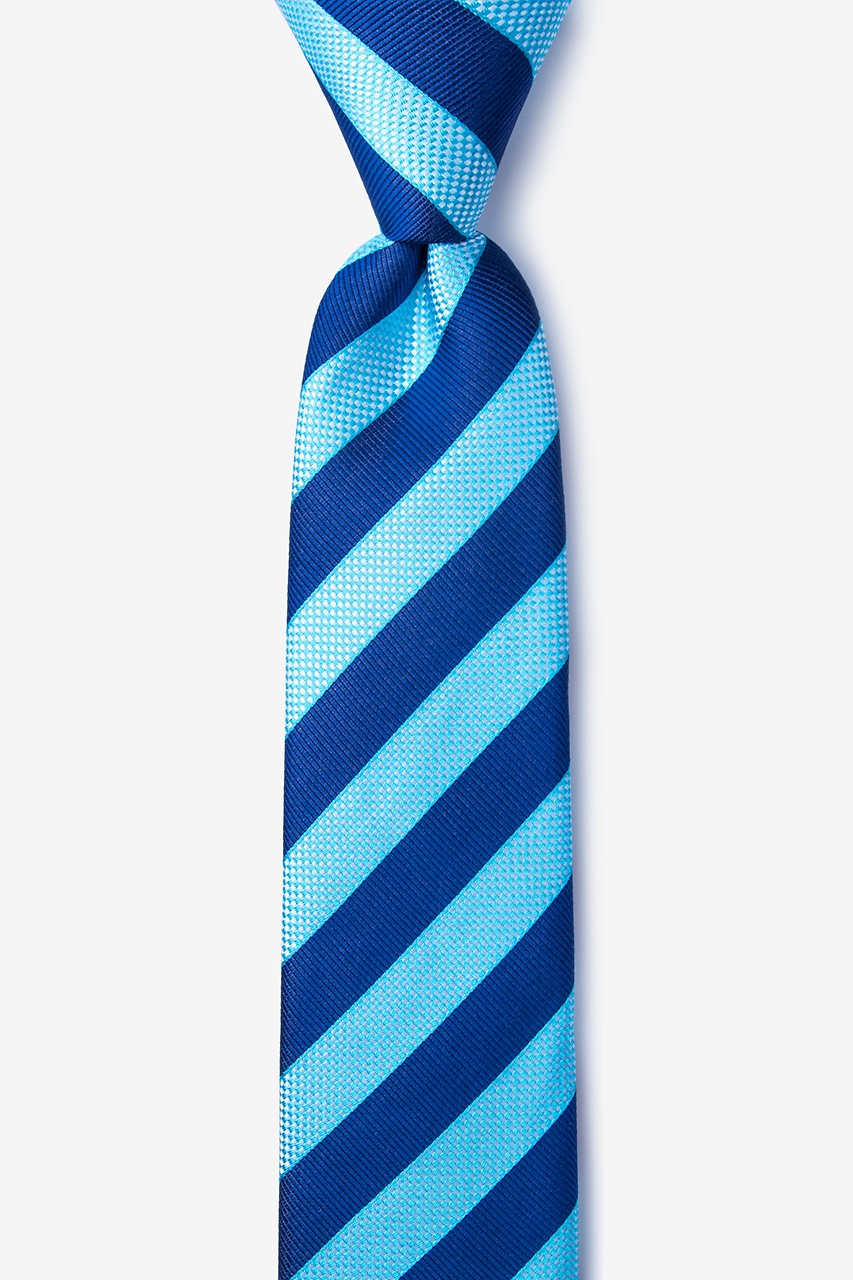 Turquoise Silk Mulkear Skinny Tie | Ties.com