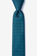 Red Hill Turquoise Skinny Tie Photo (0)