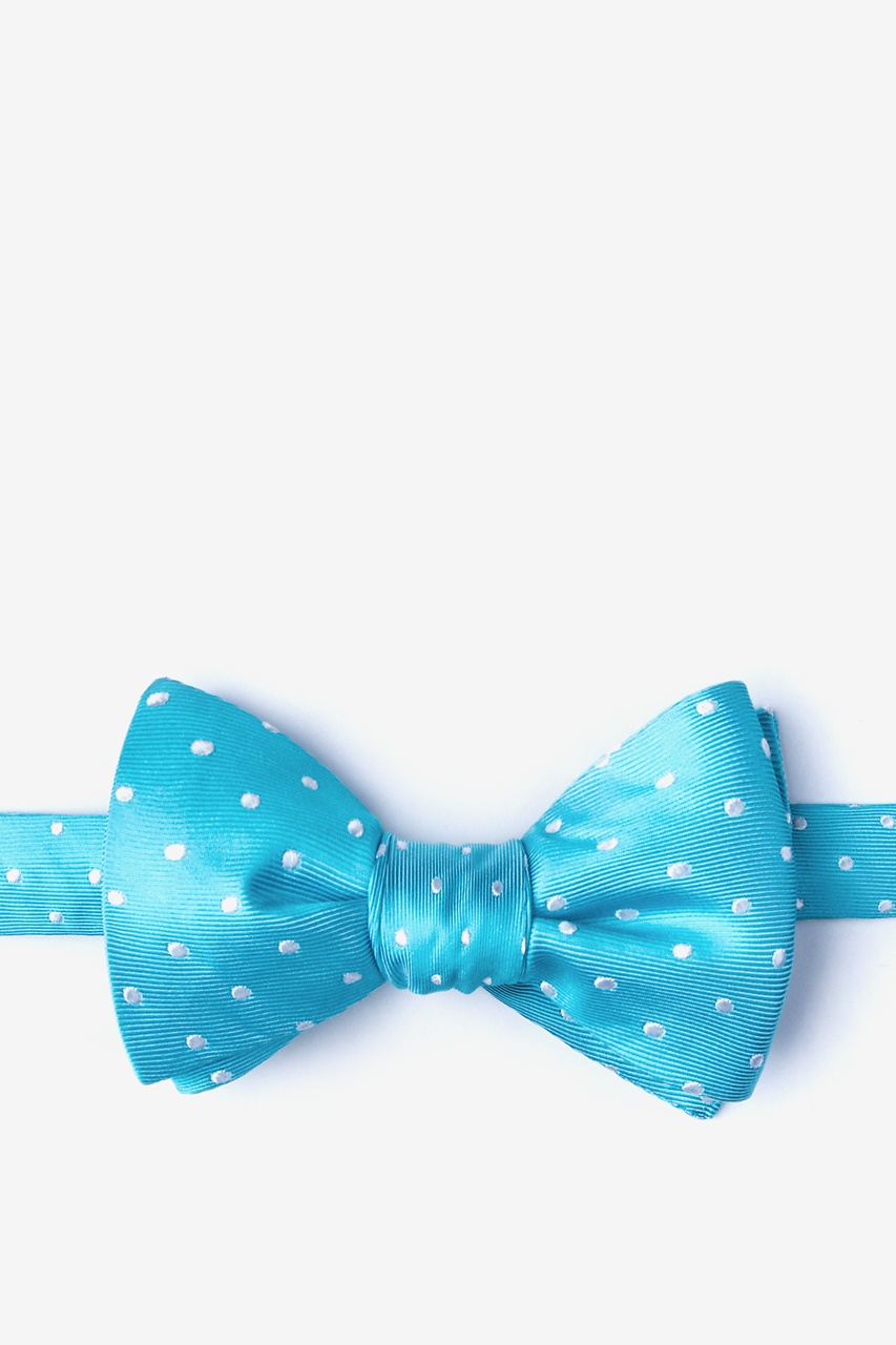 Richards Turquoise Self-Tie Bow Tie Photo (0)